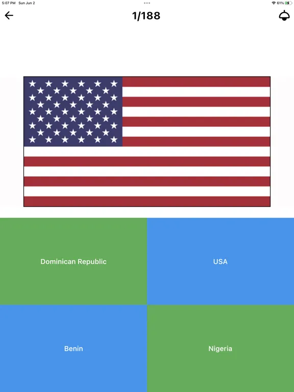 ภาพหน้าจอของ GUESS THE FLAGS - QUIZ iPad 