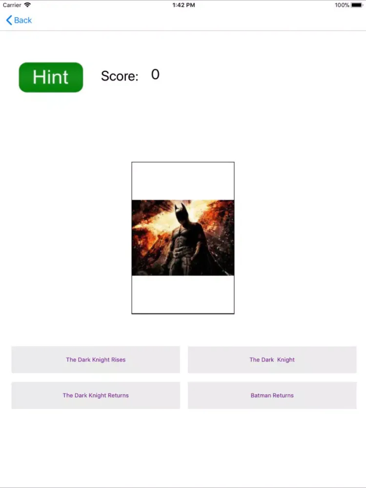 Ảnh chụp màn hình của Guess The Movie - A Quiz App iPad 