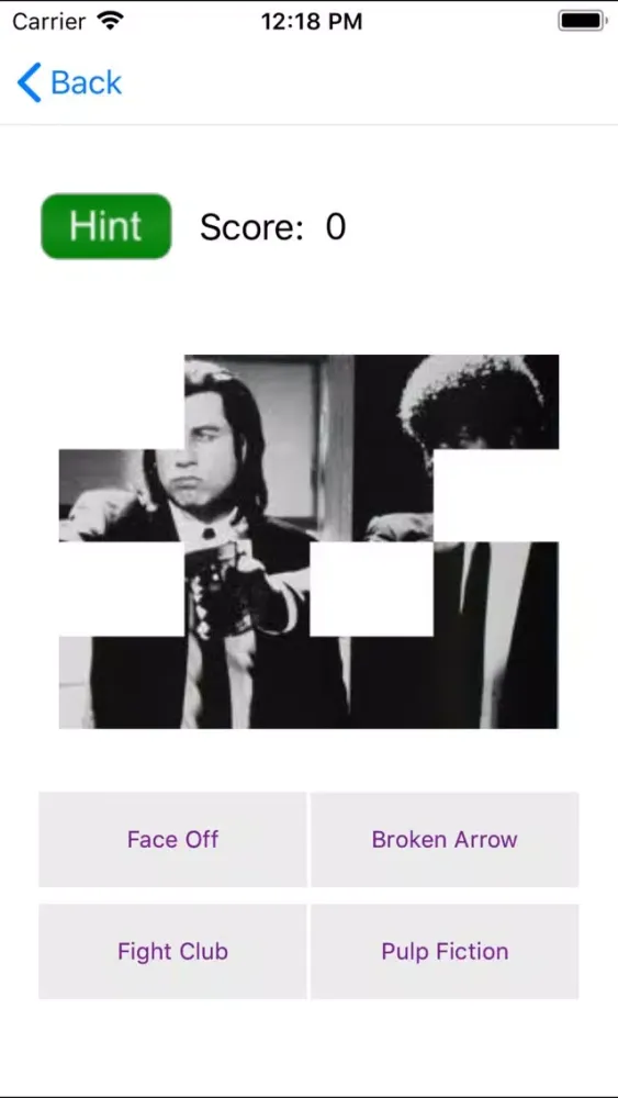 Ảnh chụp màn hình của Guess The Movie - A Quiz App