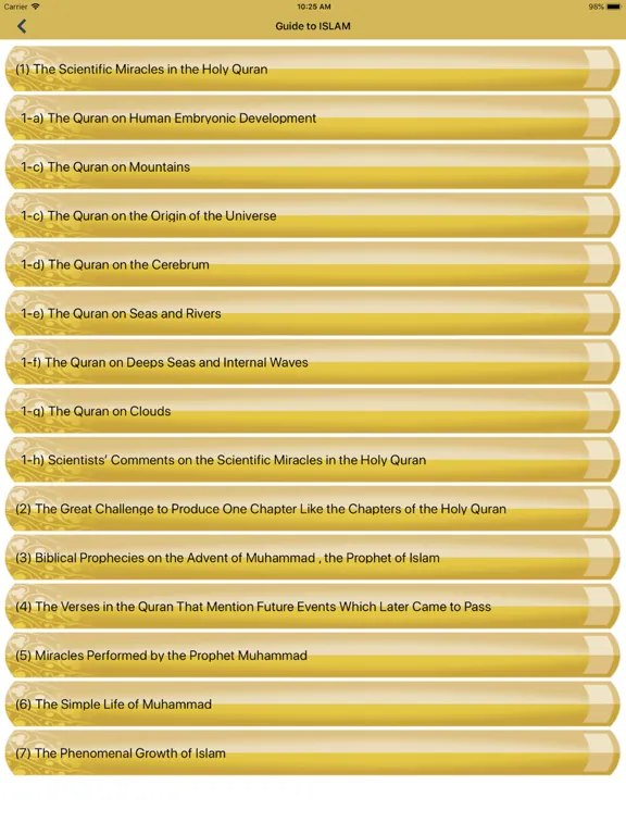 Guide for Islam iPad  スクリーンショット