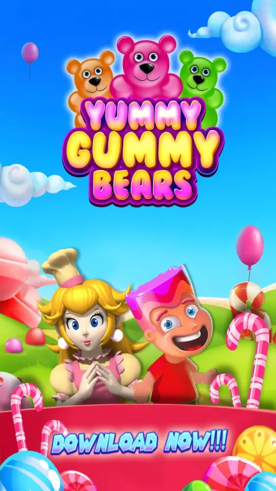 Capturas de tela do Gummy Mania - Match 3 Magic Candy Drop Treats Blaster Blitz Mania