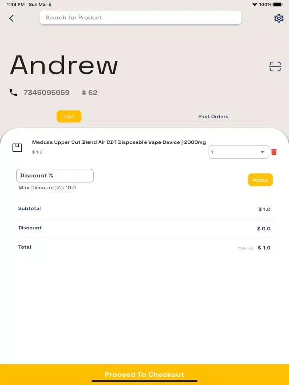 Скриншоты Guru ERP iPad 