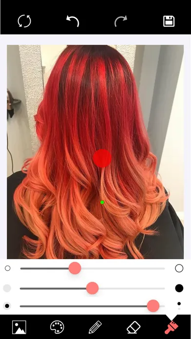 Hair Color Changer Editor Ekran Görüntüleri