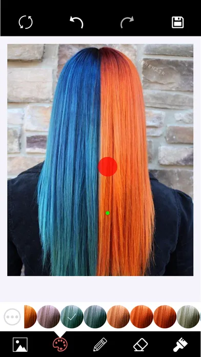 Hair Color Changer Editor Ekran Görüntüleri
