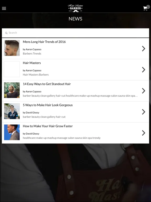 Screenshot di Hair Masters Barbers iPad 