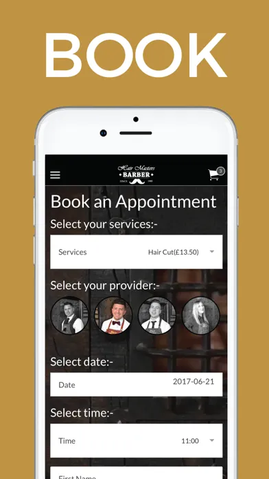 Screenshot di Hair Masters Barbers