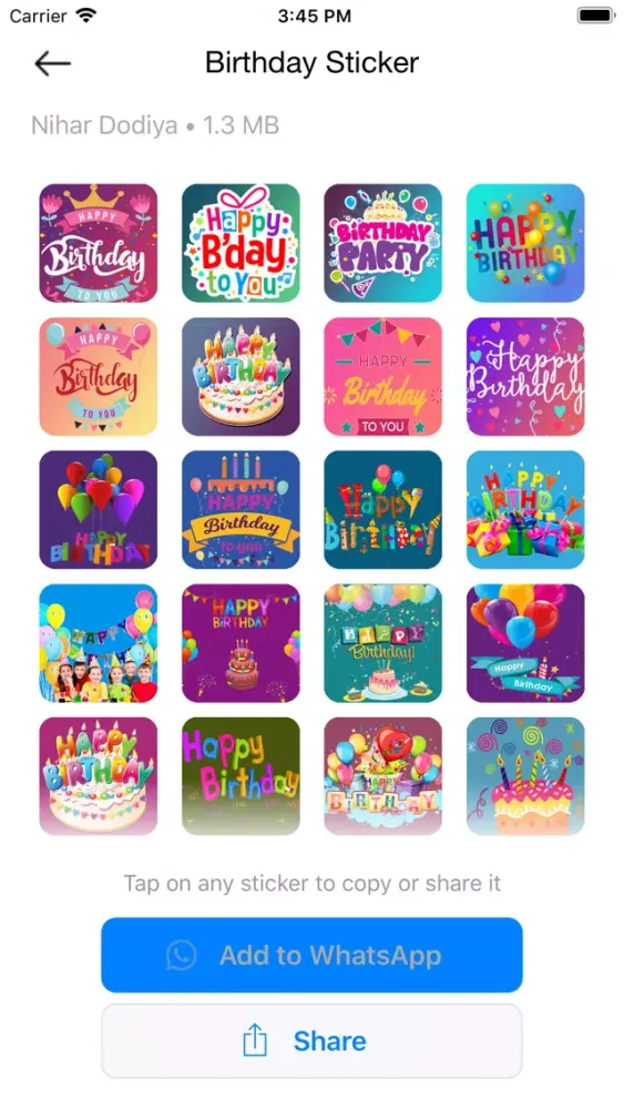 Скриншоты Happy Birthday Wishes 2020
