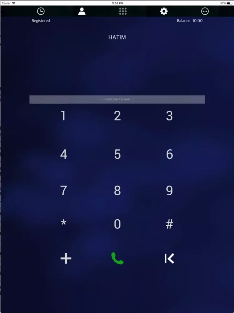 Hatim-Tel iPad  Screenshots
