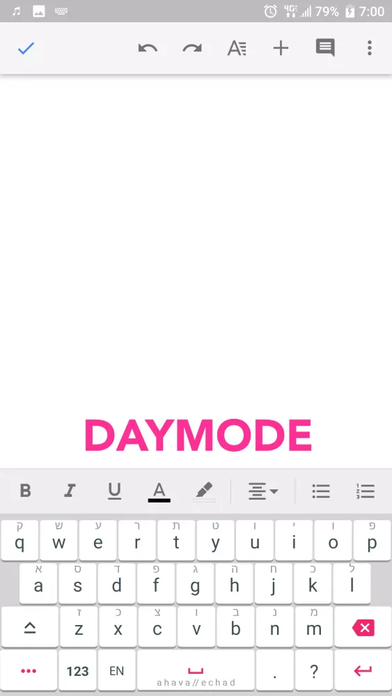 HEBREWQWERTY x A H A V A // E Screenshots