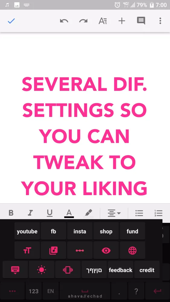 HEBREWQWERTY x A H A V A // E Screenshots