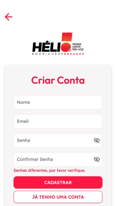 Captures d'écran de Vereador Helio Rodrigues