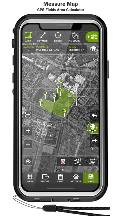 Measure Map GPS Field স্ক্রিনশট