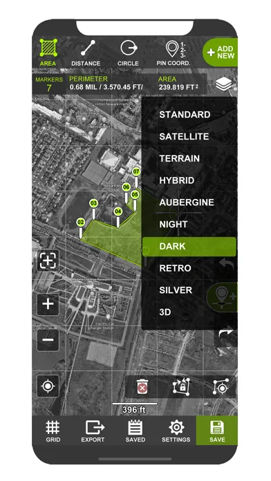 Measure Map GPS Field স্ক্রিনশট
