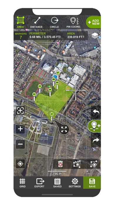 Measure Map GPS Field স্ক্রিনশট