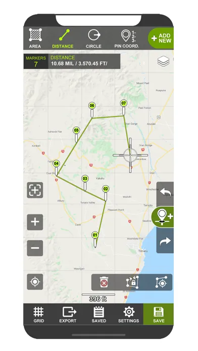 Measure Map GPS Field স্ক্রিনশট