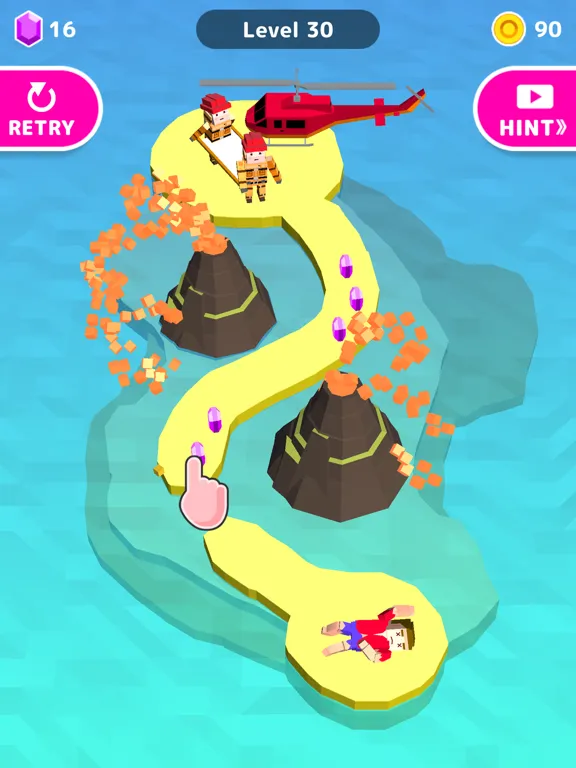 Capturas de tela do Rescue Road- Crazy Rescue Play iPad 