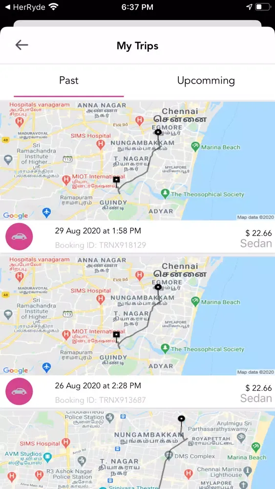 Her Ryde Drivers স্ক্রিনশট