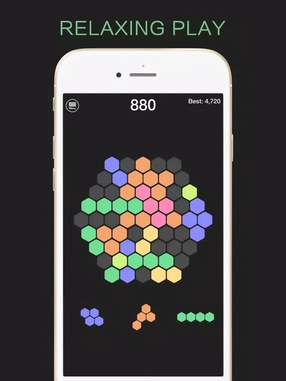 Hex block hexa Puzzle game! iPad  Screenshots