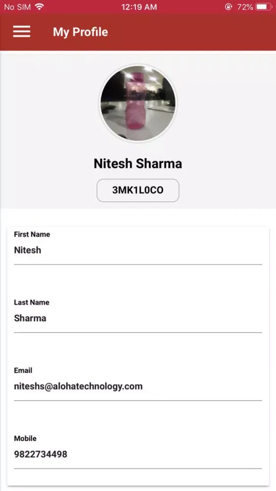 HiM Driver App スクリーンショット