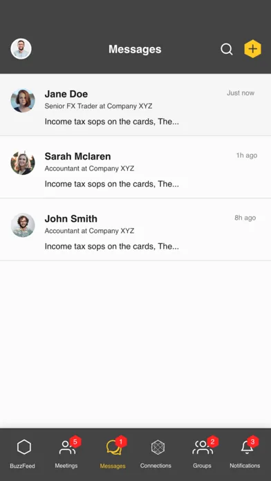 Capturas de tela do Finance Hive