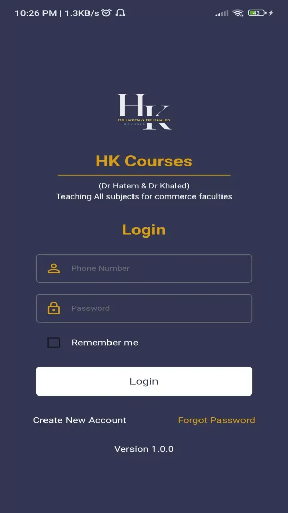 HK Courses Screenshots