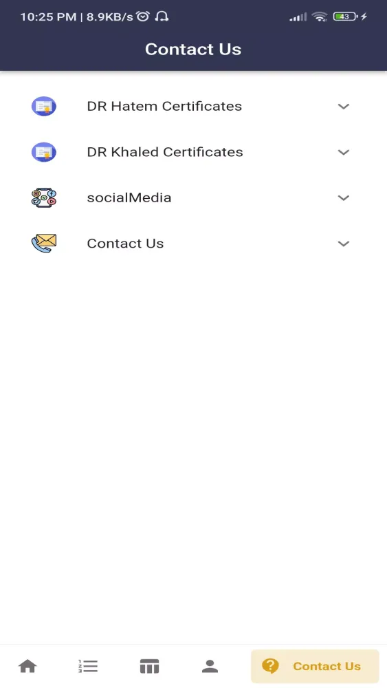HK Courses Screenshots