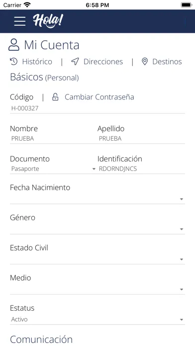 Hola Courier应用截图