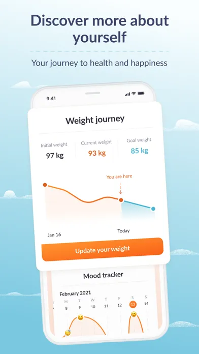 Capturas de pantalla de Holly Health Habit Coach