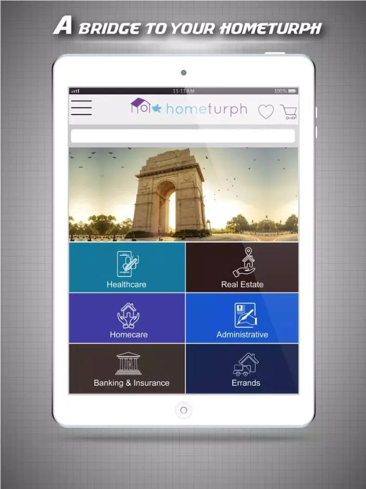 hometurph - Concierge Services in India iPad  স্ক্রিনশট
