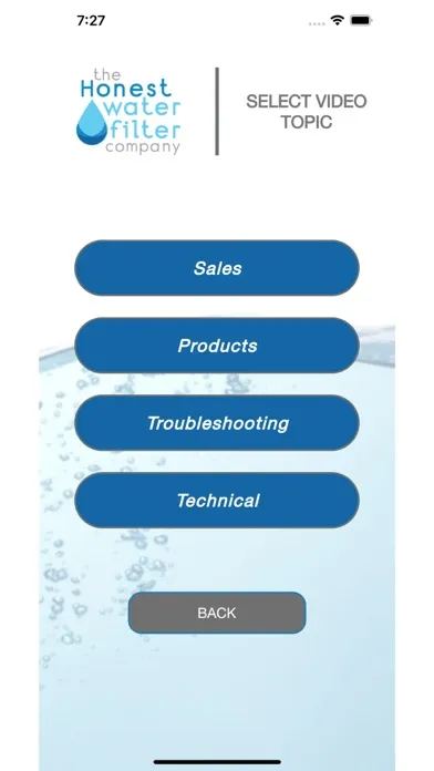 Honest Water Filter Company स्क्रीनशॉट