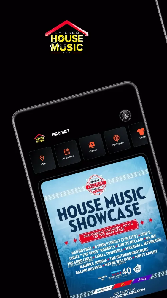 Screenshot di Chicago House Music App