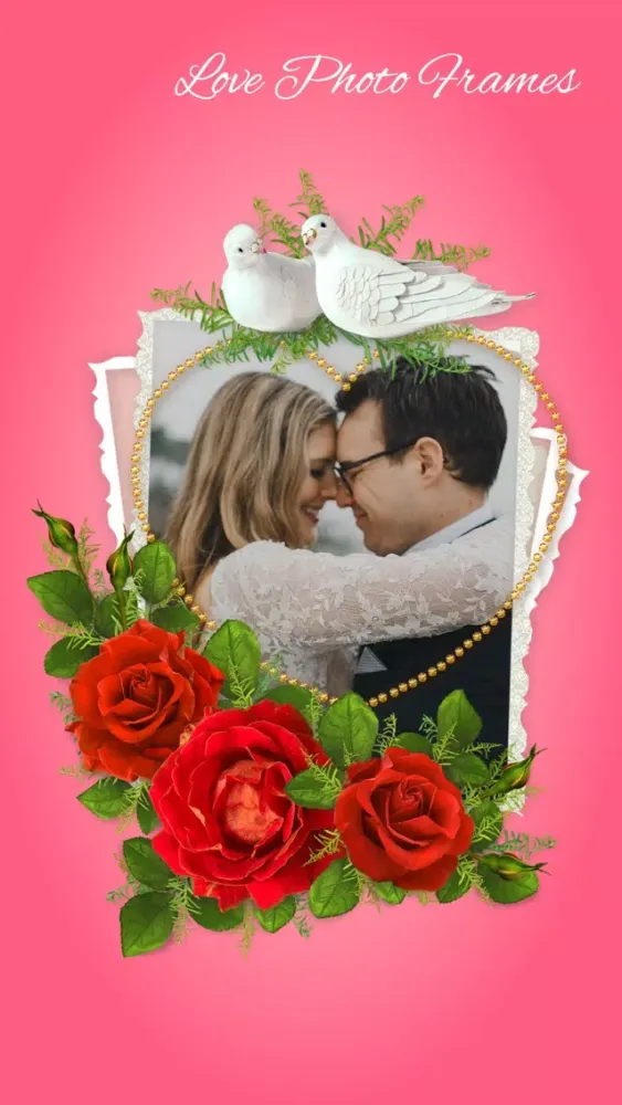 Love Photo Frames - Romantic frames for couples Ekran Görüntüleri