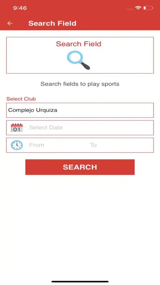 Tangkapan layar iClub Padel