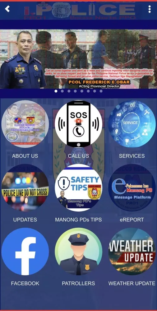 i POLICE INPPO Service App Screenshots