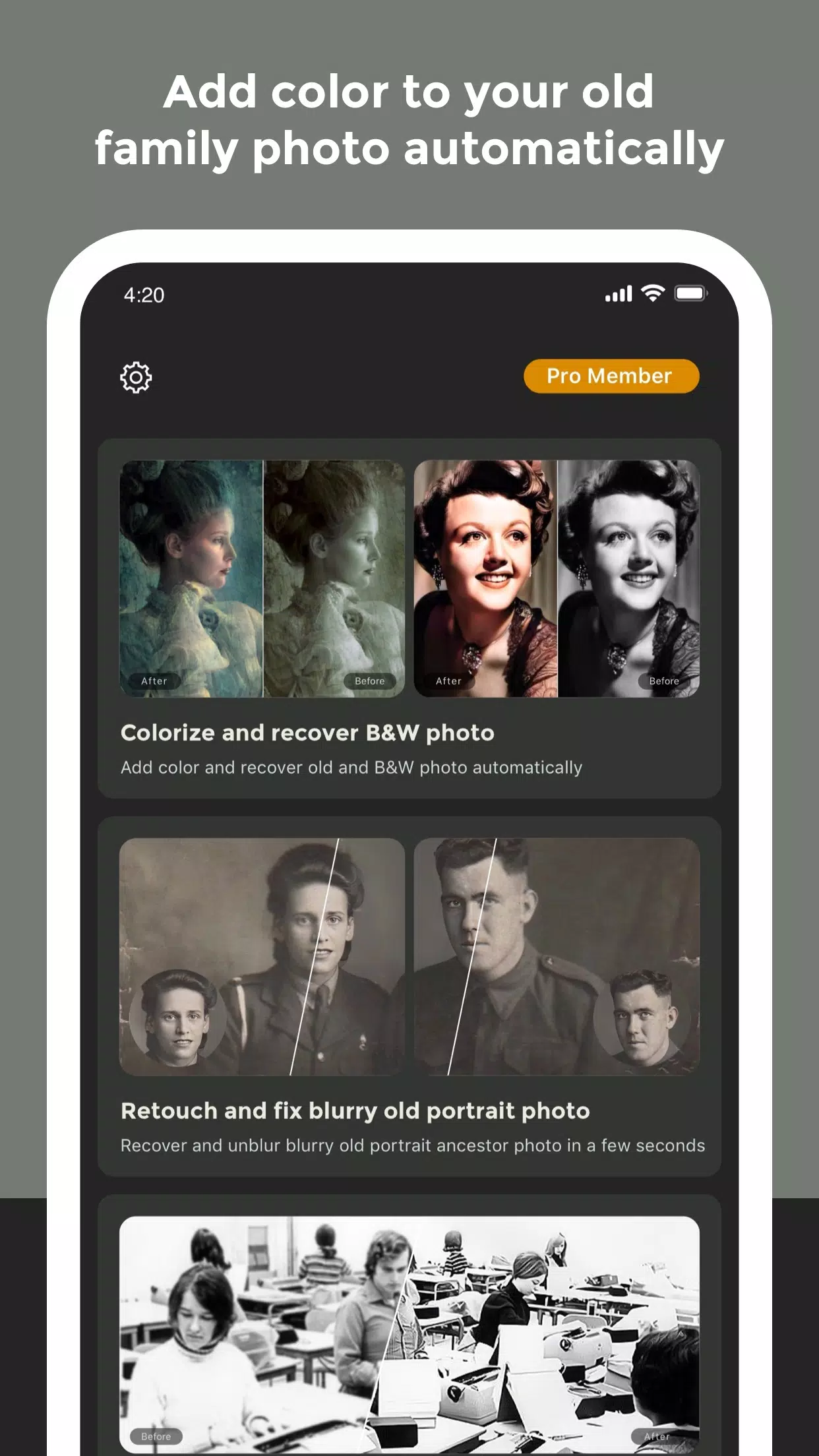 Colorize: B&W Photo Colorizer Screenshots