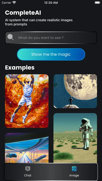 CompleteAI chat and image ai应用截图