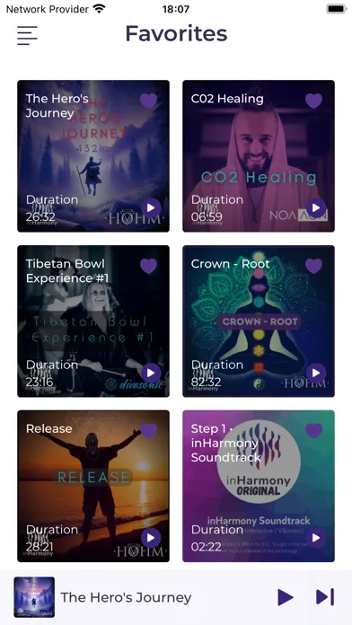 Скриншоты inHarmony: Music Meditations