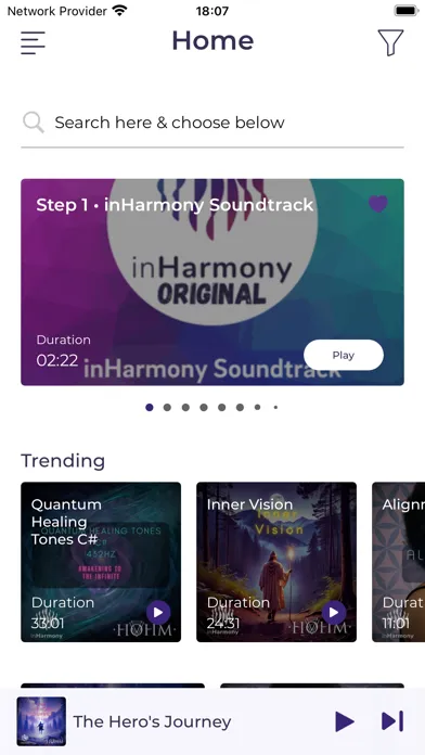 Скриншоты inHarmony: Music Meditations