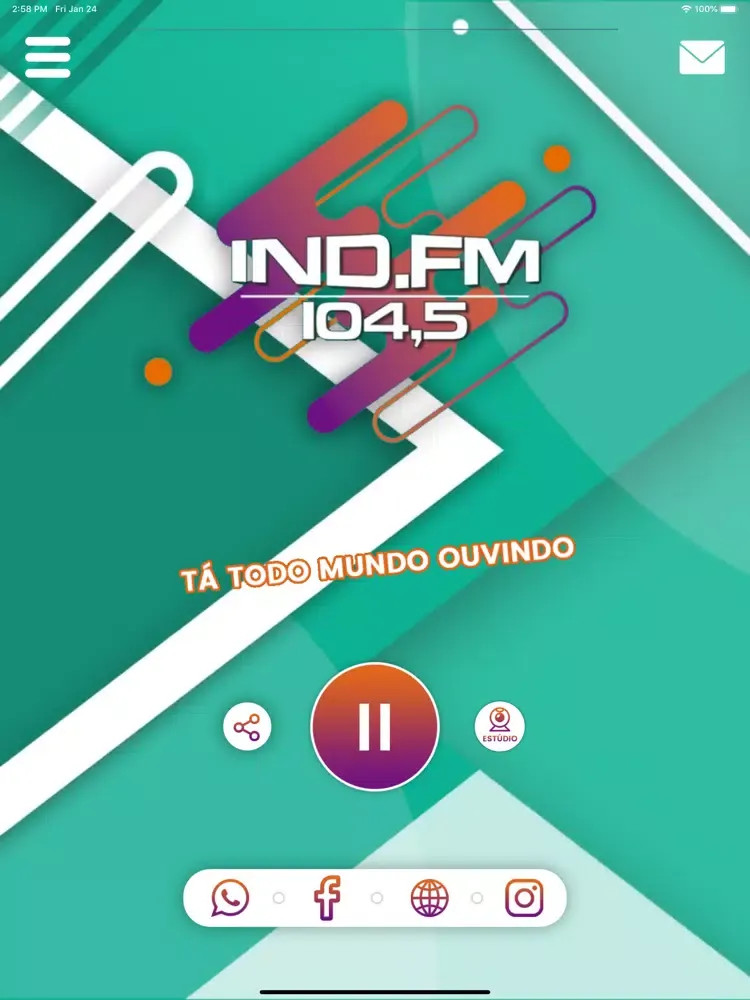 Ind FM 104,5 iPad  स्क्रीनशॉट