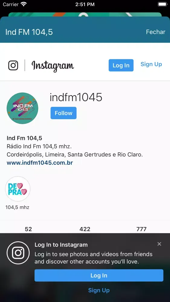 Ind FM 104,5 स्क्रीनशॉट