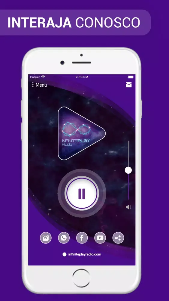 Capturas de tela do Infinite Play Radio