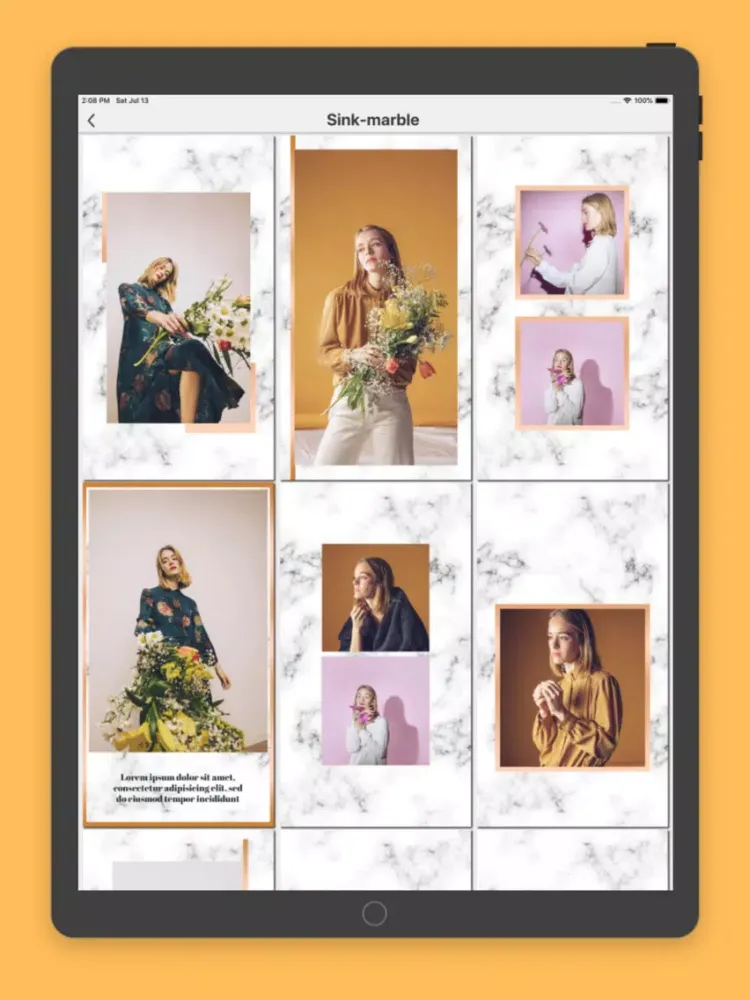 StoryArt Story Maker for insta iPad 應用截圖