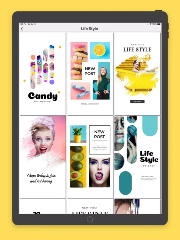 StoryArt Story Maker for insta iPad 應用截圖