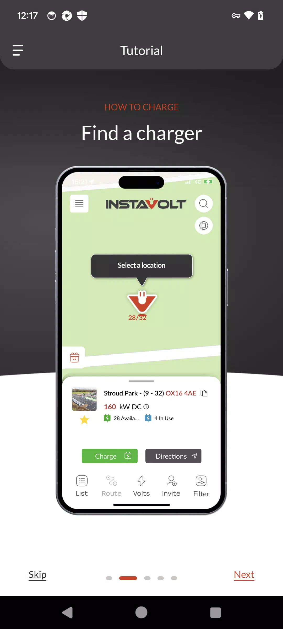 InstaVolt Screenshots