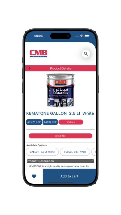 Capturas de pantalla de CMB Online shopping