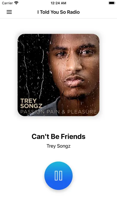 Ảnh chụp màn hình của I Told You So Radio