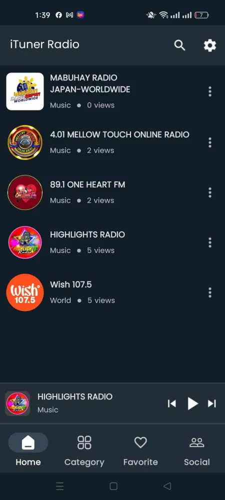 iTuner Radio Screenshots