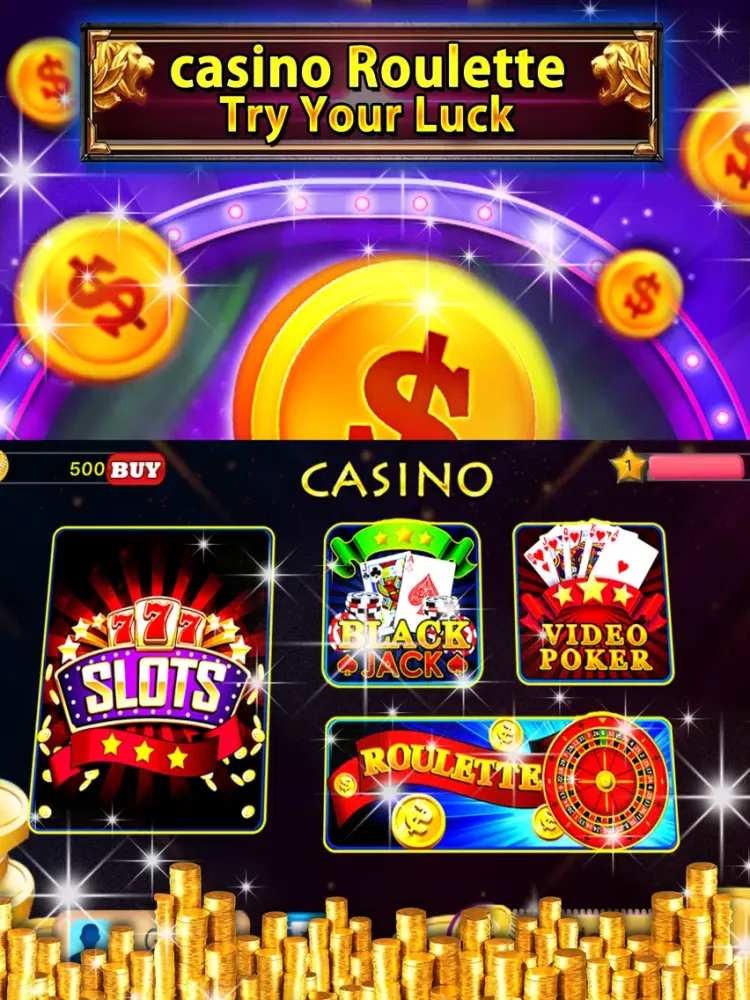 Fortune Jackpot Coins 7's Slots & All Casino Games iPad 应用截图
