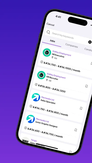 JobFii - Find Jobs by Map Screenshots