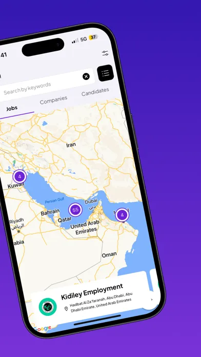 JobFii - Find Jobs by Map Screenshots